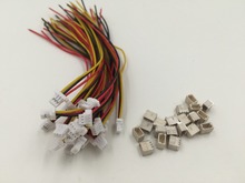 Mini conector jst de 3 pinos, conector micro sh 1.0 com cabos de 100mm, direto da fábrica, 5 conjuntos, venda imperdível 2024 - compre barato