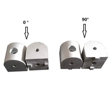 Unión de conexión de soporte de esquina de conector Nub 0 y 90 grados, ángulo recto, para perfil de aluminio, 4040 2024 - compra barato