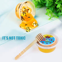 2018 New Slime Toys Clear Polymer Clay Modeling Slime Box Kit Lizun Glue Light Putty Honey Bee DIY Toy Plasticine Antistress Mud 2024 - buy cheap