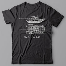 Camiseta militar-tanque de batalha principal russo T-90 t90, (T-72, armata. T-80) 2019 nova moda manga curta projetar sua própria camisa t 2024 - compre barato