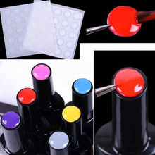 Adesivo de gel para unhas, 25 peças, cor de esmalte de unha, cartão de silicone, etiqueta, esmalte em gel uv, display 2024 - compre barato