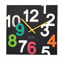 Модные подвесные настенные часы ZOTOONE, современный дизайн, 3D, новинка, Европа, кварцевые полые настольные часы, наклейки, настенный Декор для дома, 30 см 2024 - купить недорого