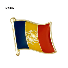 Andorra flag pin lapel pin badge  Brooch Icons 1PC KS-0014 2024 - buy cheap