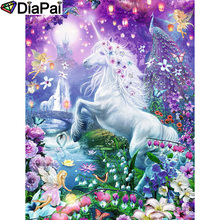 DIAPAI 5D DIY Diamond Painting 100% Full Square/Round Drill "Animal horse" Diamond Embroidery Cross Stitch 3D Decor A23099 2024 - buy cheap