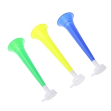 Cheer-bocina de plástico para fanáticos del juego de fútbol, accesorios de animadoras, Trompeta de Vuvuzela chico 2024 - compra barato