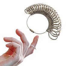 US UK EU Metal Finger Ring Gauge Sizer Jewelry Making Size Measuring Tools Set for Jewelry Accessories Tool 2024 - buy cheap