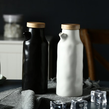 Barcos de cerâmica para cozinha, azeite de oliva, tempero de molho de soja, vinagre, garrafa de óleo, garrafas de armazenamento de molho de soja 2024 - compre barato