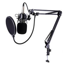 BM-800 Studio Live Streaming Broadcasting Recording Condenser Microphone Desktop Scissor Mic Stand Kit Sets XLR Cable 2024 - buy cheap