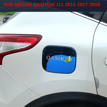 J11 styling CAR ACCESSORIES FOR NISSAN QASHQAI 2016 2017 2018 pcs 1 STAINLESS STEEL COMBUSTION TANK COVER DECORATIVE 2024 - buy cheap