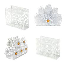 White Napkin Rack Tissue Napkin Holder for Wedding Banquet Dinner Decor 2024 - buy cheap