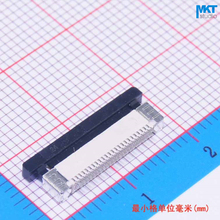 100Pcs  Drawer Mode Upper Contact Type 24 Pins 0.5mm Pitch 2.0mm Height FPC Connector 2024 - buy cheap