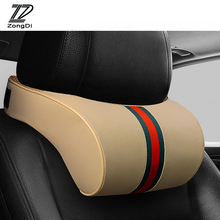 ZD-almohada de cuero con memoria para el cuello, 1 unidad, para BMW e46, e39, e36, Audi a4, b6, b5, b7, a3, a6, c5, Renault duster Lada granta 2024 - compra barato