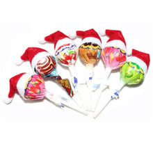 6pcs/Set Mini Christmas Hat Santa Claus Hat Xmas Lollipop Hat Mini Wedding Gift Christmas Tree Ornament Decor Creative Caps 2024 - buy cheap