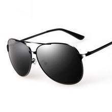Gafas de sol polarizadas clásicas para hombre, lentes de sol de conducción de diseñador de Metal, graduadas, con caja grande, UV400 009 2024 - compra barato