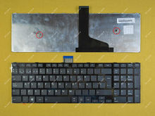 Новая испанская клавиатура SP Teclado C55DT для ноутбука Toshiba Satellite C55 C55-A C55DT, глянцевая черная рамка для ноутбука WIN8 2024 - купить недорого