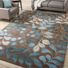 Alfombras florales de arte abstracto para sala de estar, tapete antideslizante de estilo nórdico para cocina, alfombras de gran tamaño a la moda 2024 - compra barato