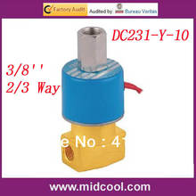 3/8'' 2/3 Way Solenoid Valves Brass Valves KSD23-10 Direct Acting Compact Valves DC231-Y-10 2024 - buy cheap