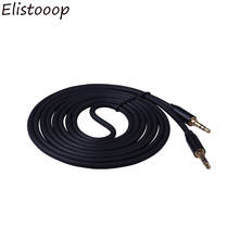 Elistooop 2 м 3,5 мм аудио кабель позолоченный 3,5 мм штекер 3,5 мм Мужской Aux кабель для iPhone Автомобильный Динамик для наушников 2024 - купить недорого
