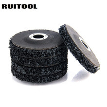 Ruitool disco de polimento em tira de poliuretano 115*22mm, rodas de metal, disco de moagem em ângulo, removedor de ferrugem 2024 - compre barato