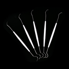 10PCS Stainless Steel Double Ends Dentist Teeth Clean Hygiene Explorer Probe hook Pick Dental Tool Products 2024 - buy cheap