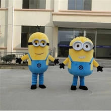 Minion Mascot Cosplay Costume For Adults Cartoon Garment Soybeans Doll Clothing 2024 - buy cheap