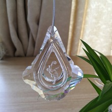 300 units 63mm Crystal Prism Pendant For Lighting Decoration Crystal Hanging Drop Nyoi Shape Lustres De Cristal 2024 - buy cheap