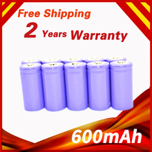 Golooloo 10Pcs/Lot  3.7V 600mAh Li-ion 16340 Rechargeable Battery Rechargeable 600 Times Electric Remote Control Toys Batteries 2024 - buy cheap