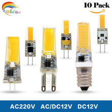 10pcs LED G4 G9 dimmable Lamp Bulb AC/DC 12V 220V 6W 9W COB SMD LED Lighting Lights replace Halogen Spotlight Chandelier 2024 - buy cheap