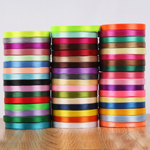 3/8'' 22m Long Silk Satin Ribbon 10mm Wide Party Home Wedding Decoration Gift Wrapping Christmas New Year DIY Material Supplies 2024 - buy cheap