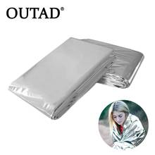 OUTAD Cold-proof Military First Aid Emergency Blanket Survival Rescue Curtain Outdoor Life-saving Tent Reusable Sleeping Bag 2024 - buy cheap