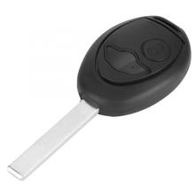 2 кнопки Черный Автомобильный Брелок дистанционного управления с ключом чехол оболочка подходит для MINI One Cooper S R50 2024 - купить недорого