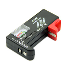 Verificador de bateria universal aa, aaa c d 9v com botão, verificador de voltagem, suporte para drop shipping 2024 - compre barato
