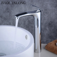 BAOLINLONG стильный латунный Смеситель для ванной комнаты с креплением на палубе, раковины для раковины, смеситель, кран, отделка для выпечки 2024 - купить недорого