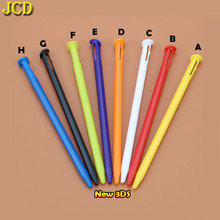 Jcd caneta stylus de plástico para nintendo, 1 peça, 8 cores, tela de toque, acessório para console de jogos, 3ds 2024 - compre barato