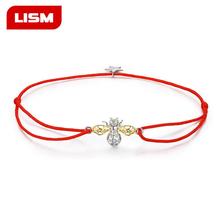 Pulseiras de abelha para mulher 925 prata esterlina ouro cor link corrente pulseiras femininas prata esterlina jóias 2024 - compre barato