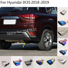 Silenciador de tubo de escape de acero inoxidable, punta de escape, IX35 para Hyundai, 2018, 2019, 2020, 1 Uds. 2024 - compra barato