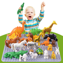 DIY Creative Brick 1Pcs Classic Ttoy Big Building Block Cartoon Animal Model Set Puzzle Children Toy Gift 2024 - buy cheap