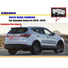 Cámara de visión trasera de coche, accesorio para Hyundai Santa Fe 2013-2015, reversa HD CCD RCA NTST PAL CAM 2024 - compra barato