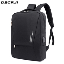 DECRJI Business Men USB Charing Backpack Multifunction Laptop Backpack High Quality School Bags For Teenagers Escolar Mochila 2024 - buy cheap