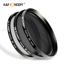 K&F CONCEPT 62mm ND2 ND4 ND8 Neutral Density Photography Filter Kit+Pouch For Canon Nikon Sony Pentax Tamron DSLR Cameras 2024 - buy cheap