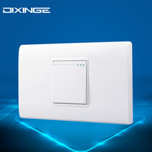 Interruptor de pared de panel para fuente de alimentación doméstica, estándar americano, 118mm, 1 entrada, 1 vía, 110-250V, 10-16A 2024 - compra barato