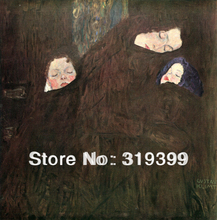 Oil Painting reproduction on Linen Canvas,The Family by gustav klimt,100% handmade,Free DHL shipping, Museum quaity 2024 - buy cheap