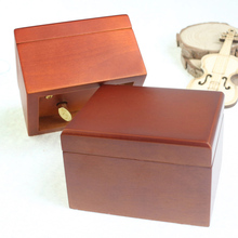ROSIKING-caja de música de cuento de hadas de madera hecha a mano, regalo de cumpleaños para navidad, cumpleaños, caja de música de grabado personalizado 2024 - compra barato