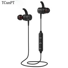 TCunPT New T1 Wireless Headphone Bluetooth Earphones Sports Bass Stereo Headset with Mic for IPhone Xiaomi Huawei SAMSUNG PhoneS 2024 - buy cheap