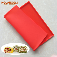 Practical Nonstick Cake Bread Roll Mat Tools Durable Silicone Swiss Roll Mold Baking Mat Cookie Macaron Pastry Kitchen Placemat 2024 - buy cheap
