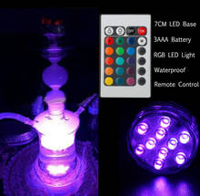 2017 new product 20pcs LED Submersible Candle Floral Tea Light Candle Flashing Waterproof Wedding Party Decoration Hookah Shisha 2024 - buy cheap