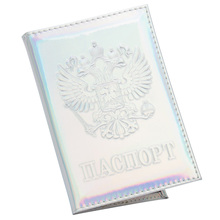 ZONGSHU Russian Solid Mirror Wholesale Shiny Passport Cover Credit Card Holder Fashion Passport Bag Ticket Clip With Tourism 2024 - buy cheap