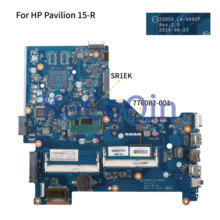KoCoQin Laptop motherboard For HP Pavilion 15-R 250 G3 Core I3 Mainboard ZS050 LA-A992P 776082-001 776082-501 CPU SR1EK 2024 - buy cheap