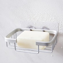 Настенный держатель для мыла из алюминия, креативный держатель для мыла, полка для хранения мыла в ванной, полка-сушилка для посуды, корзина для душа, Caddy 2024 - купить недорого