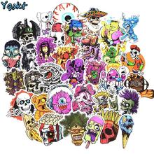 50 Pcs Mixed Horror Stickers Fixed Style For Laptop luggage Motorcycle Bike Car Home Decor Funny Waterproof Sticker 2024 - buy cheap